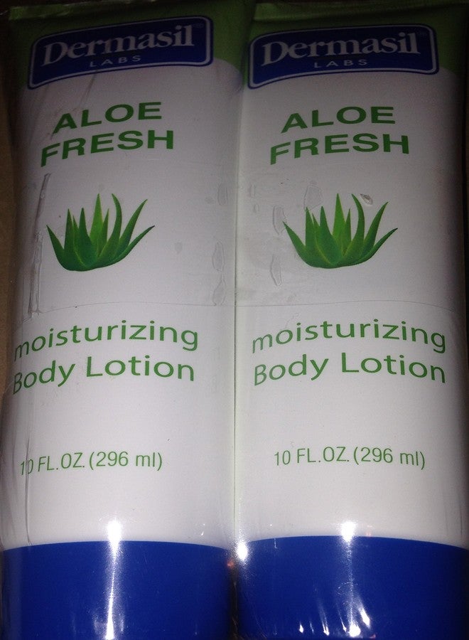 Dermasil Aloe Fresh Moisturizing Body Lotion 10 fl oz by Dermasil Labs (pack of 2) - Image 2